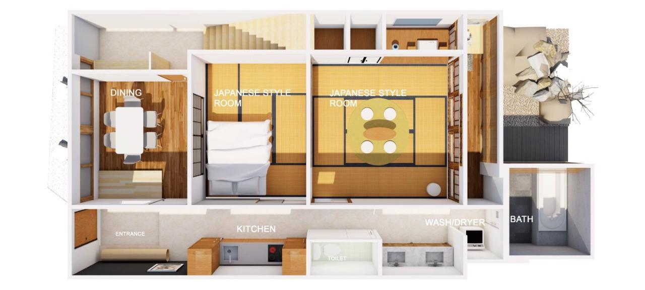 Villa Modern Machiya Mibu Kyōto Esterno foto